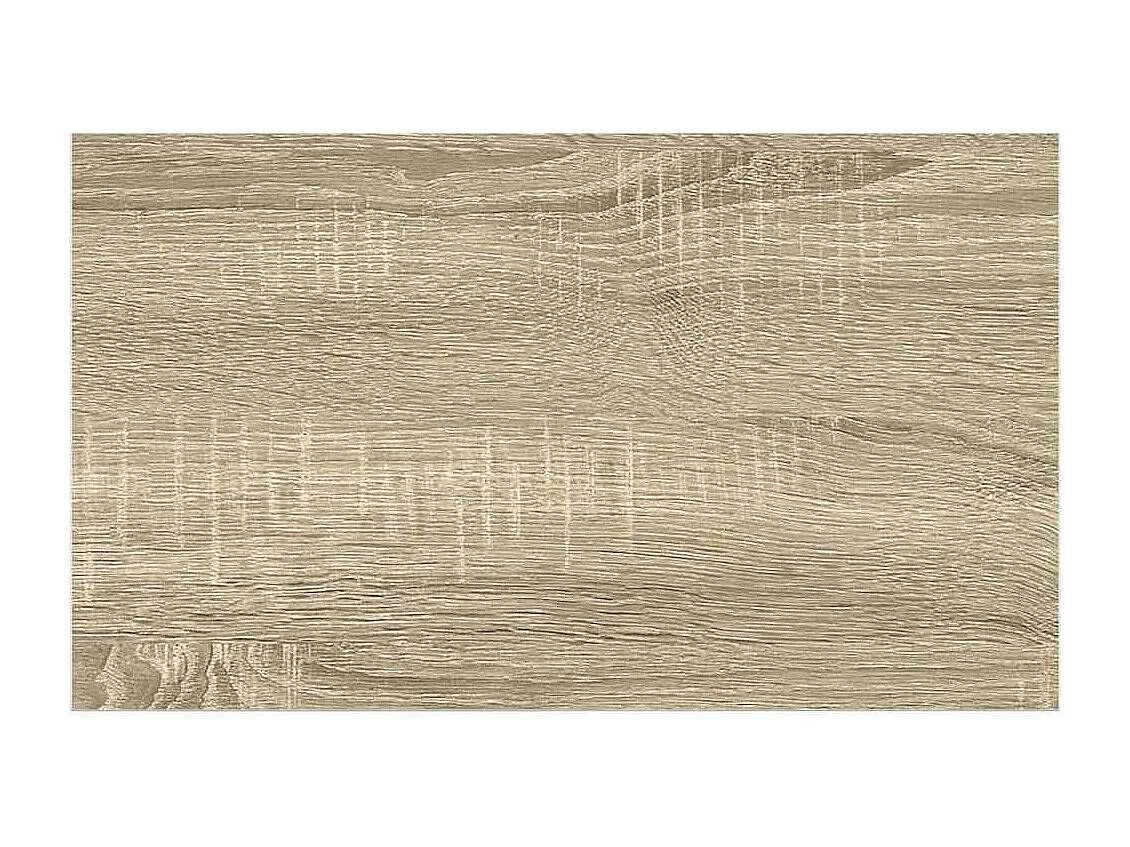 Schweberegal Eichenoptik und Weiß 40x23x3,8 cm MDF