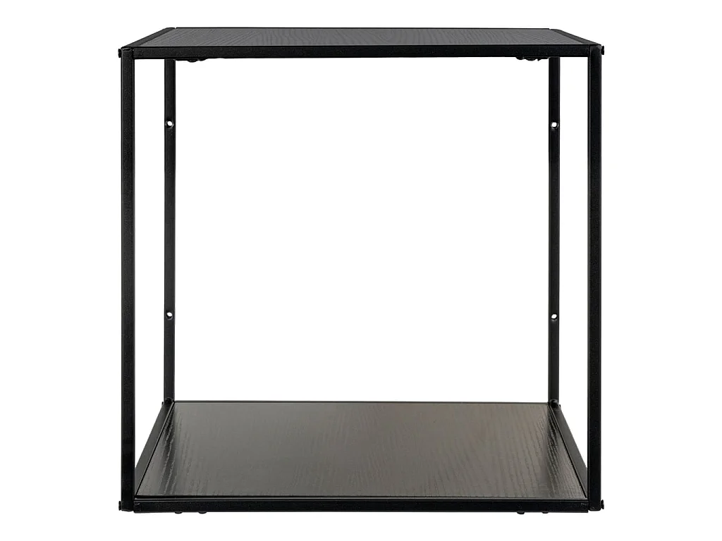 Estante de pared negro 36 x 36 x 36 cm