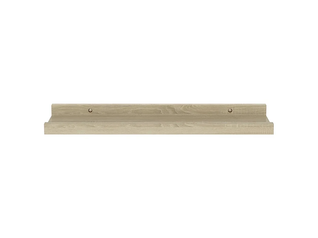 Wandschappen 4 st 40x9x3 cm sonoma eikenkleurig