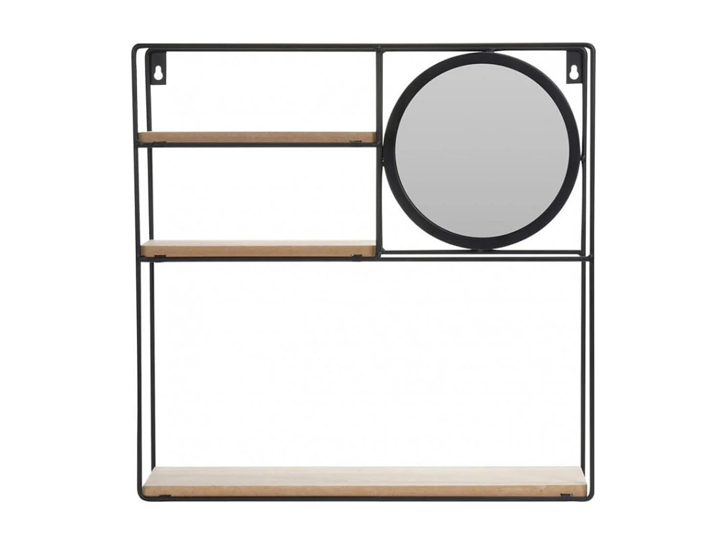 Support mural avec miroir 40x10x40 cm