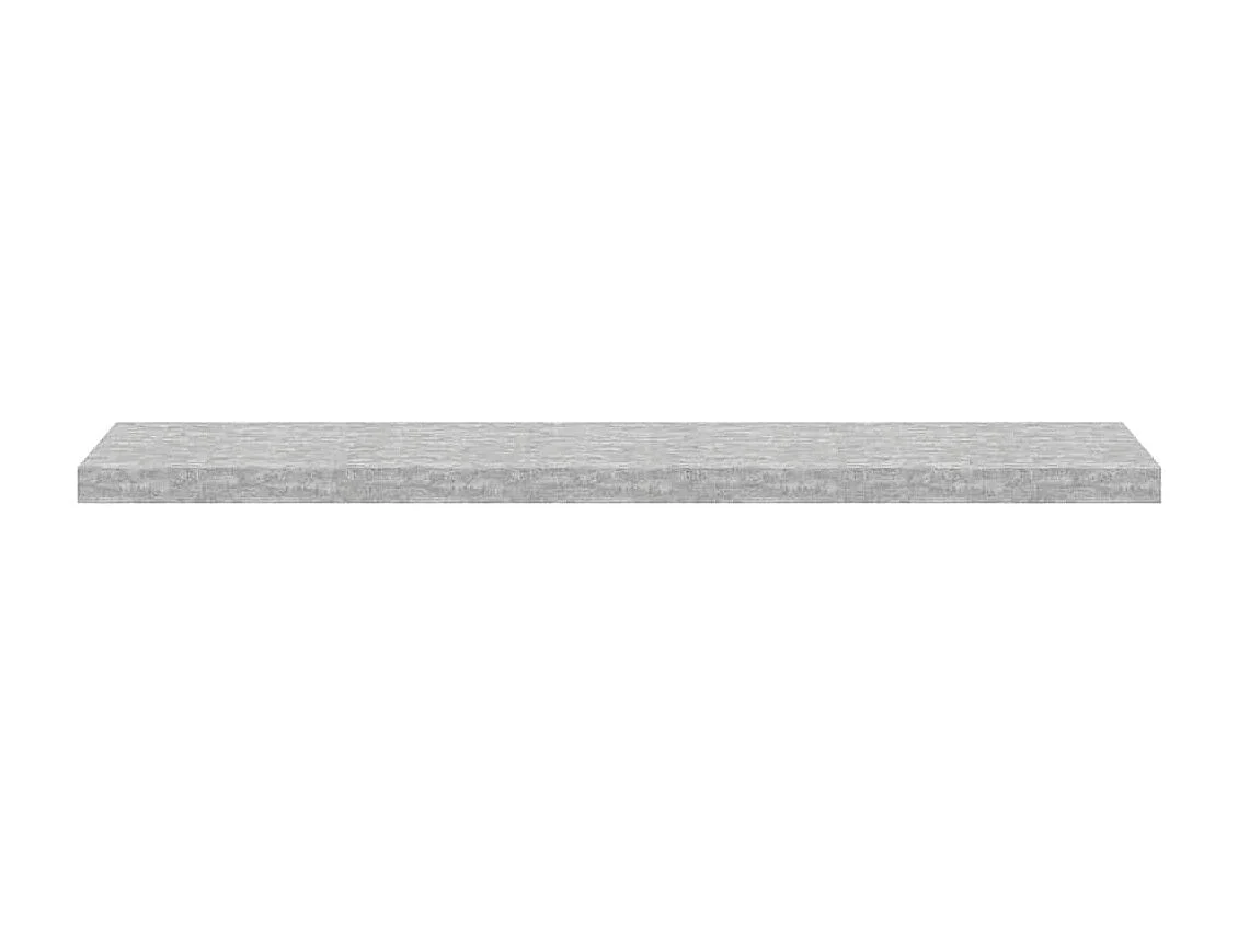 Prateleiras de parede 4 pcs 120x23,5x3,8cm MDF cinzento-cimento