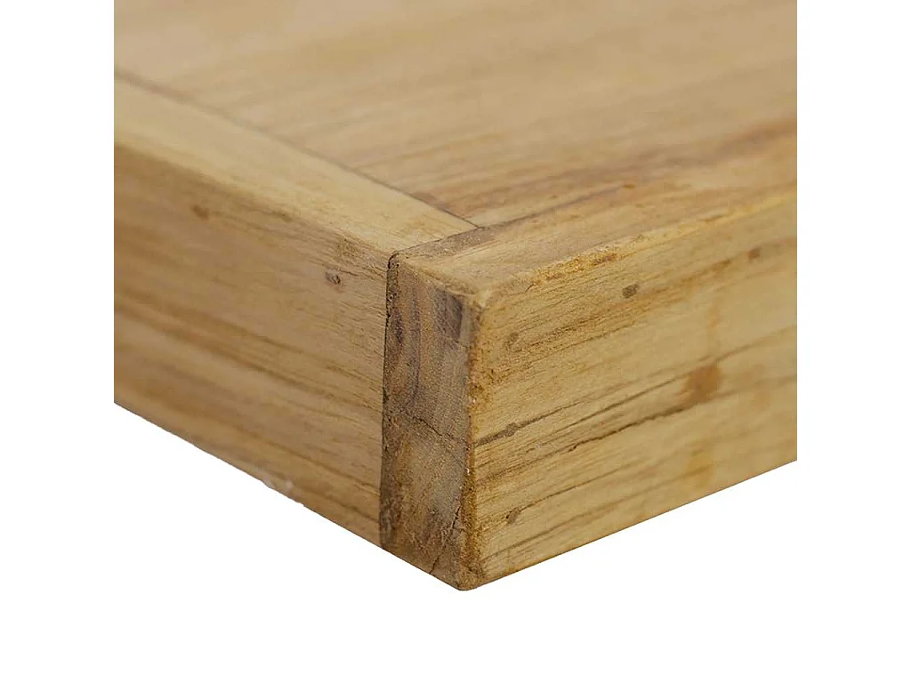 Étagères murales 2 pcs 90x15x4 cm bois de teck massif