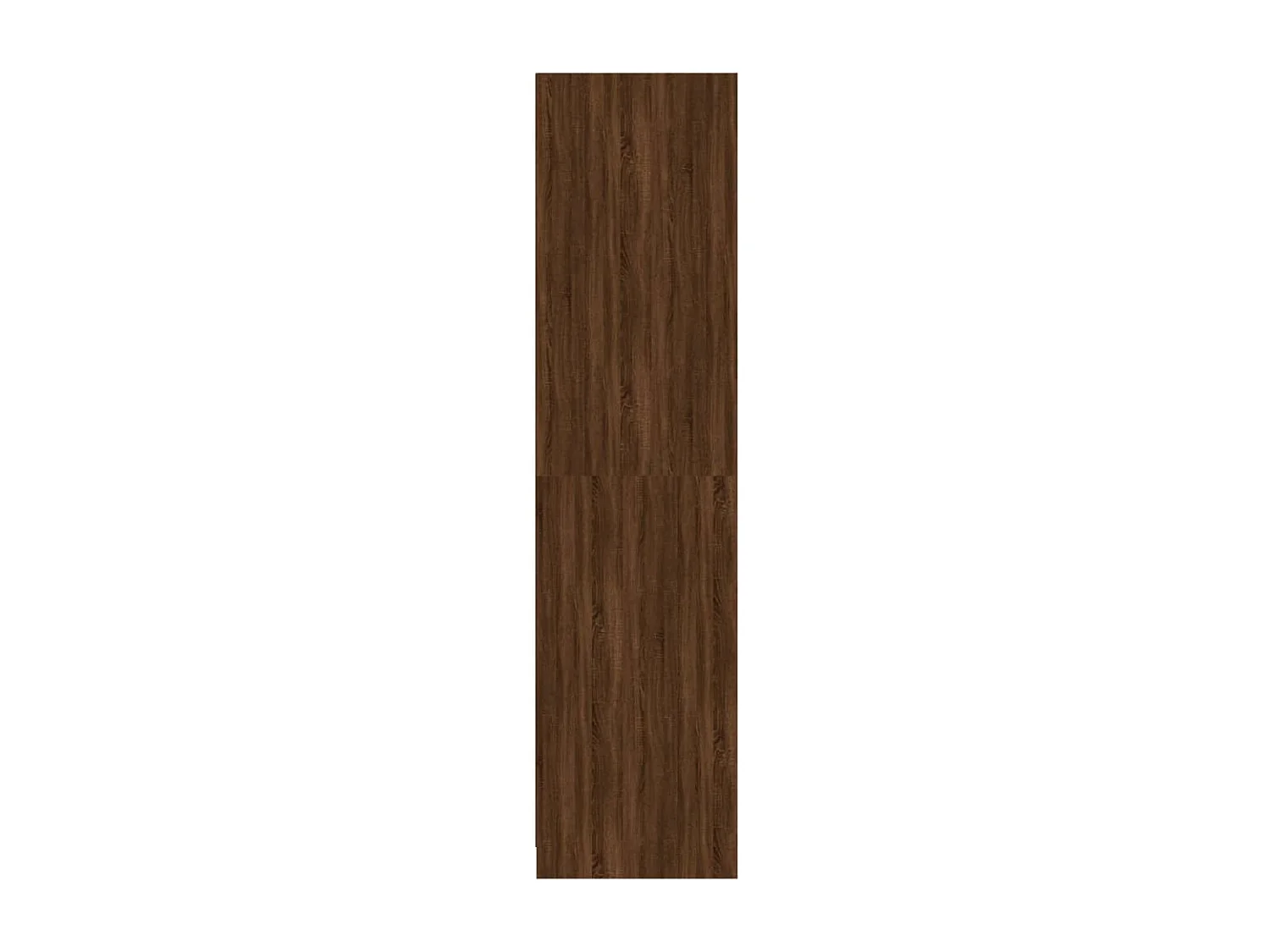 Armario madera contrachapada color roble marrón 100x50x200 cm