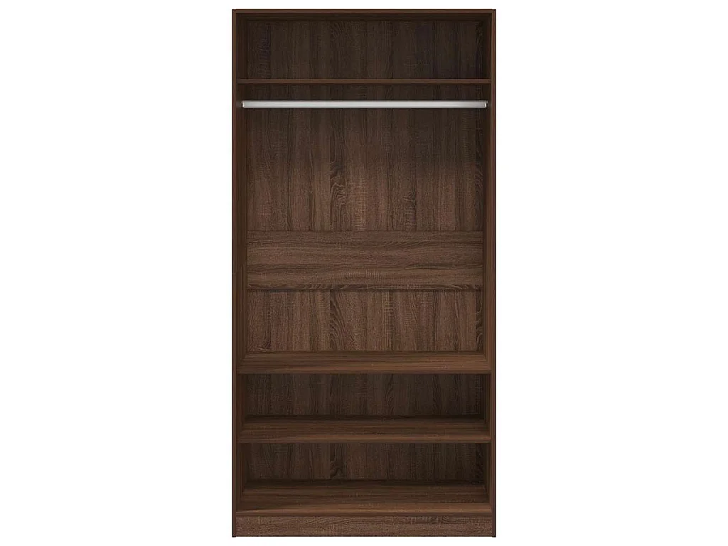 Garde-robe chêne marron 100x50x200 cm bois d'ingénierie