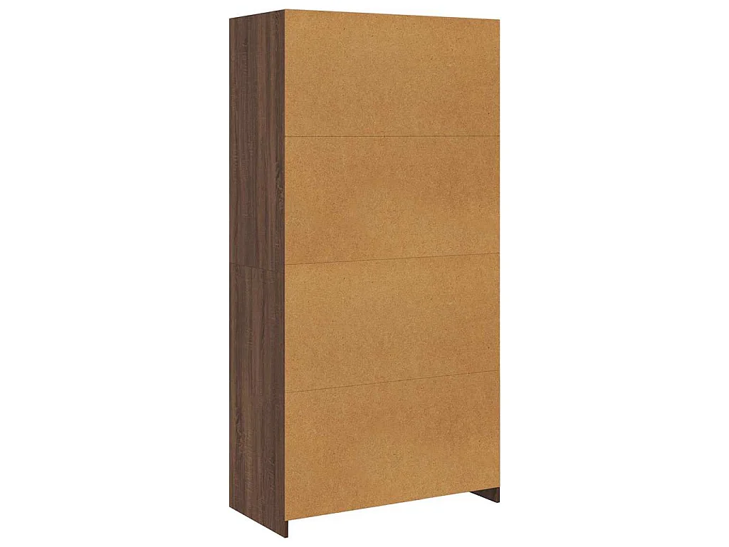 Garde-robe chêne marron 100x50x200 cm bois d'ingénierie