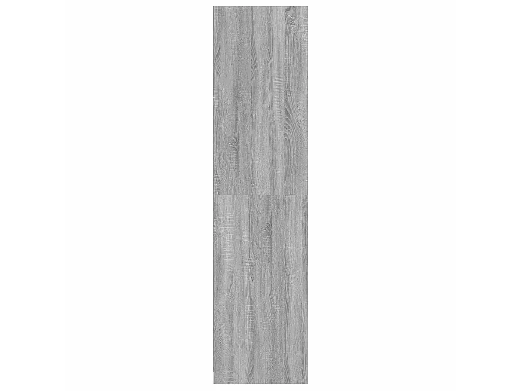 Armario de madera contrachapada gris Sonoma 100x50x200 cm