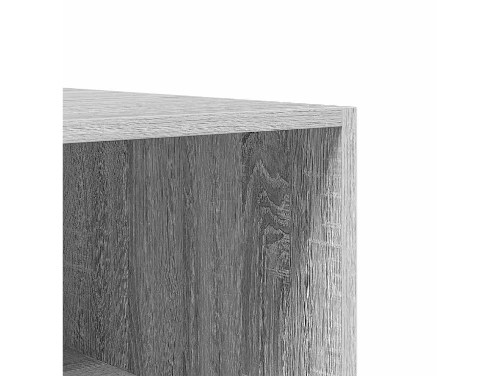 Armario de madera contrachapada gris Sonoma 100x50x200 cm