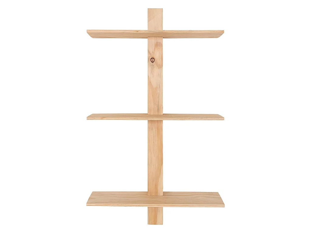 Almelo wandkast wandplank 3 planken naturel.