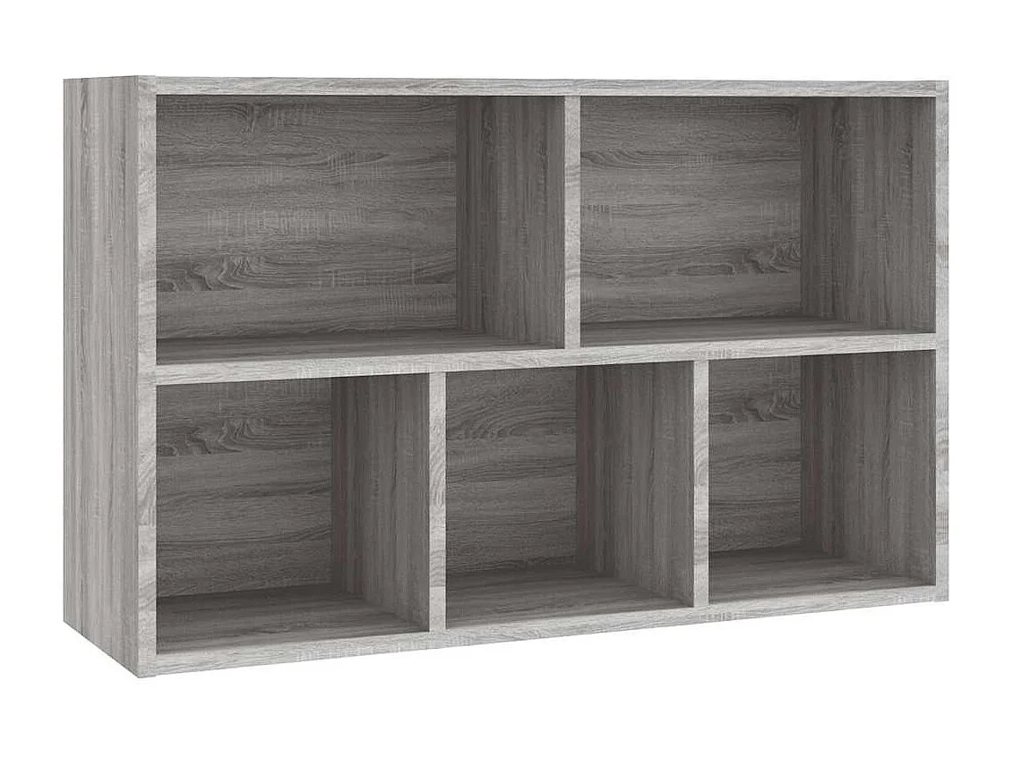 Estantería/Aparador madera contrachapada gris Sonoma 50x25x80cm