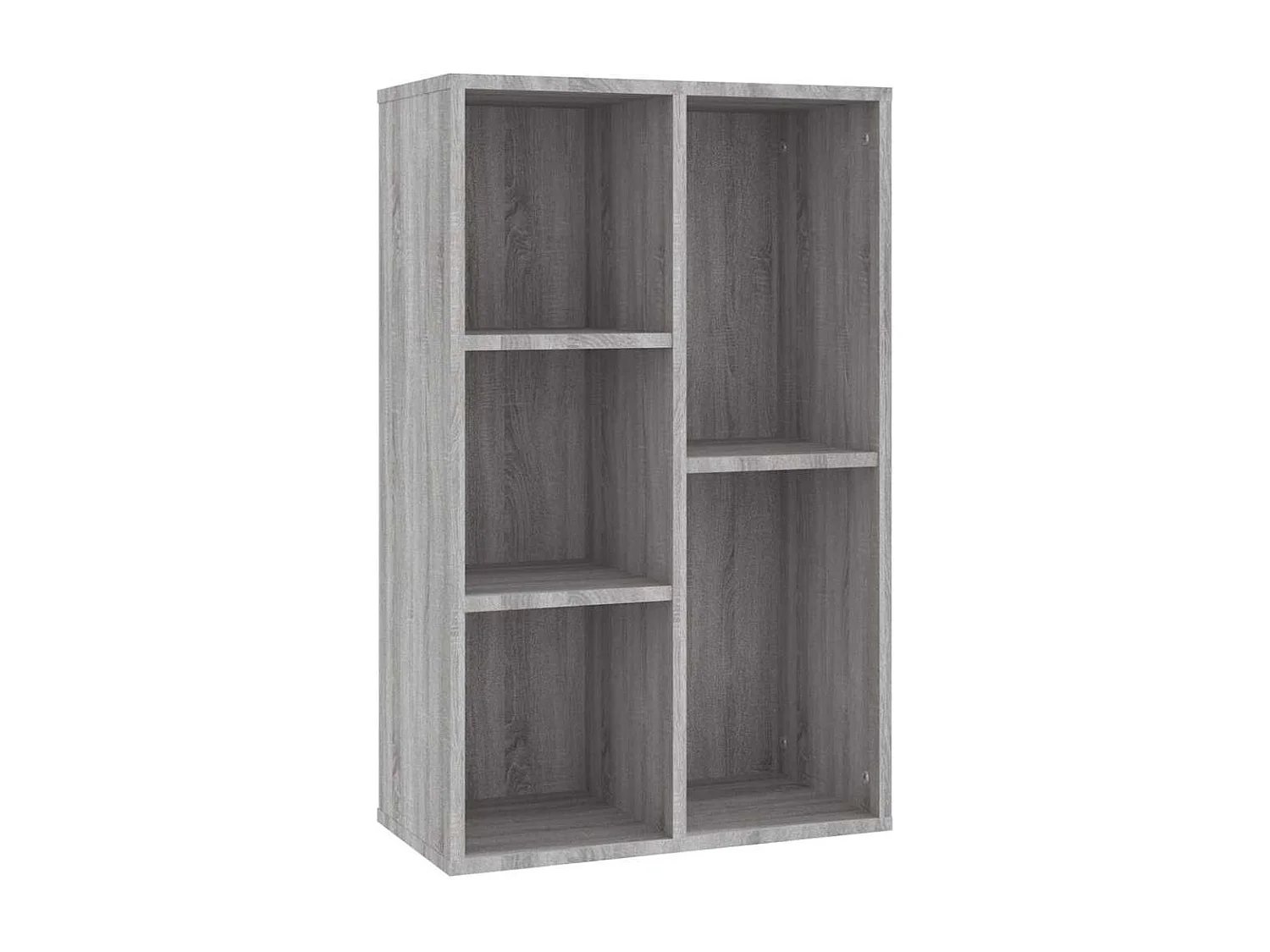 Bibliothèque/Buffet sonoma gris 50x25x80 cm bois d'ingénierie