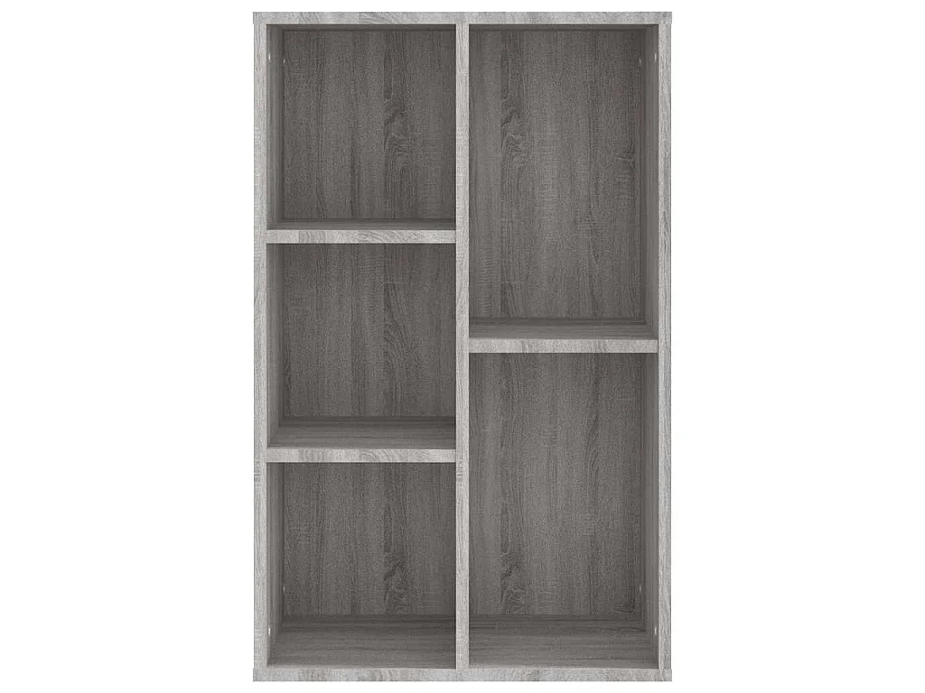Bibliothèque/Buffet sonoma gris 50x25x80 cm bois d'ingénierie