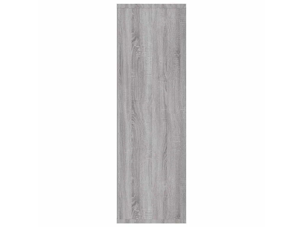 Bibliothèque/Buffet sonoma gris 50x25x80 cm bois d'ingénierie