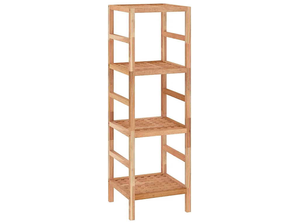 Badkamerrek 35,5x35,5x112,5 cm massief walnotenhout