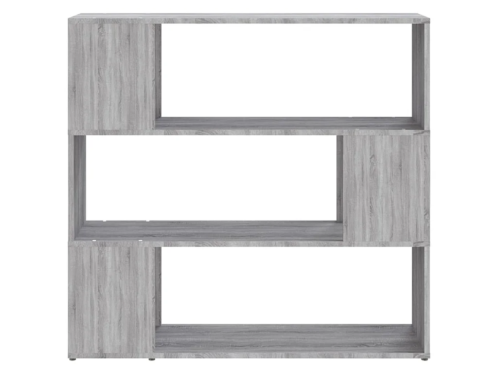 Bücherregal/Raumteiler Grau Sonoma 100x24x94 cm