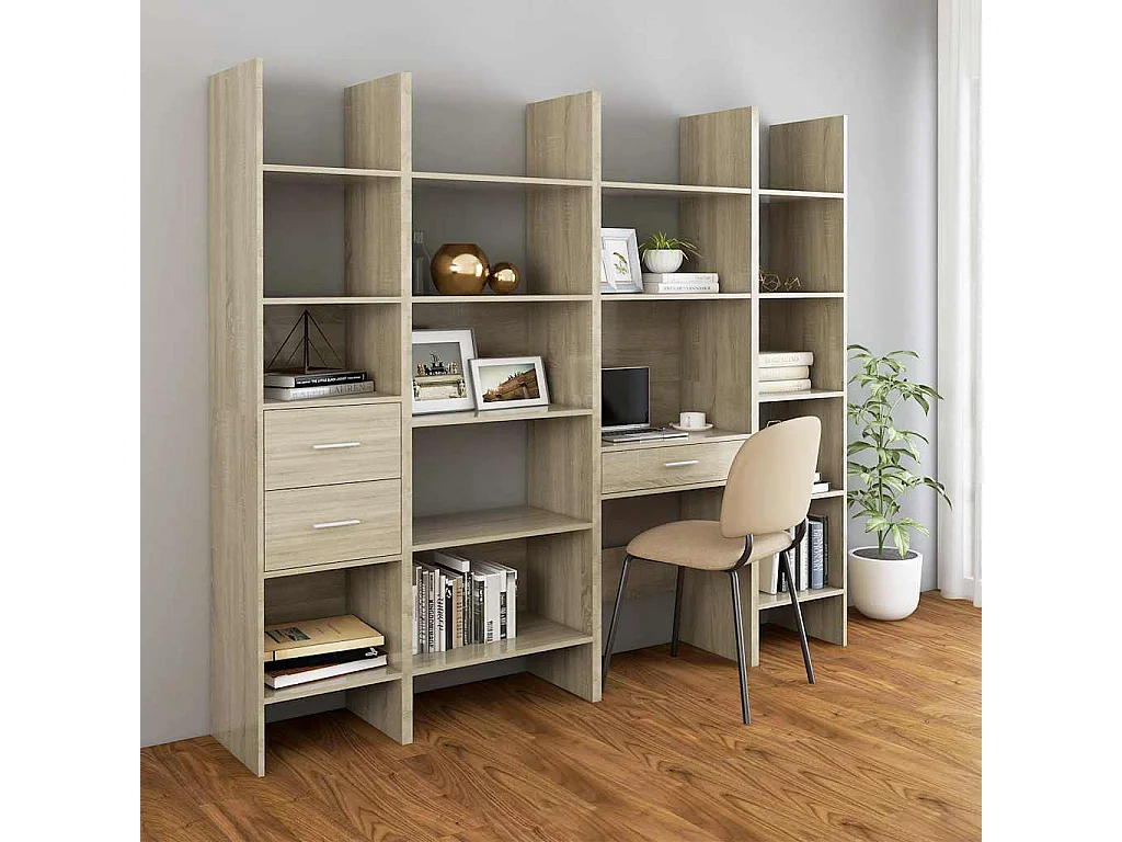 Bibliothèque Chêne sonoma 40x35x180 cm Bois d’ingénierie