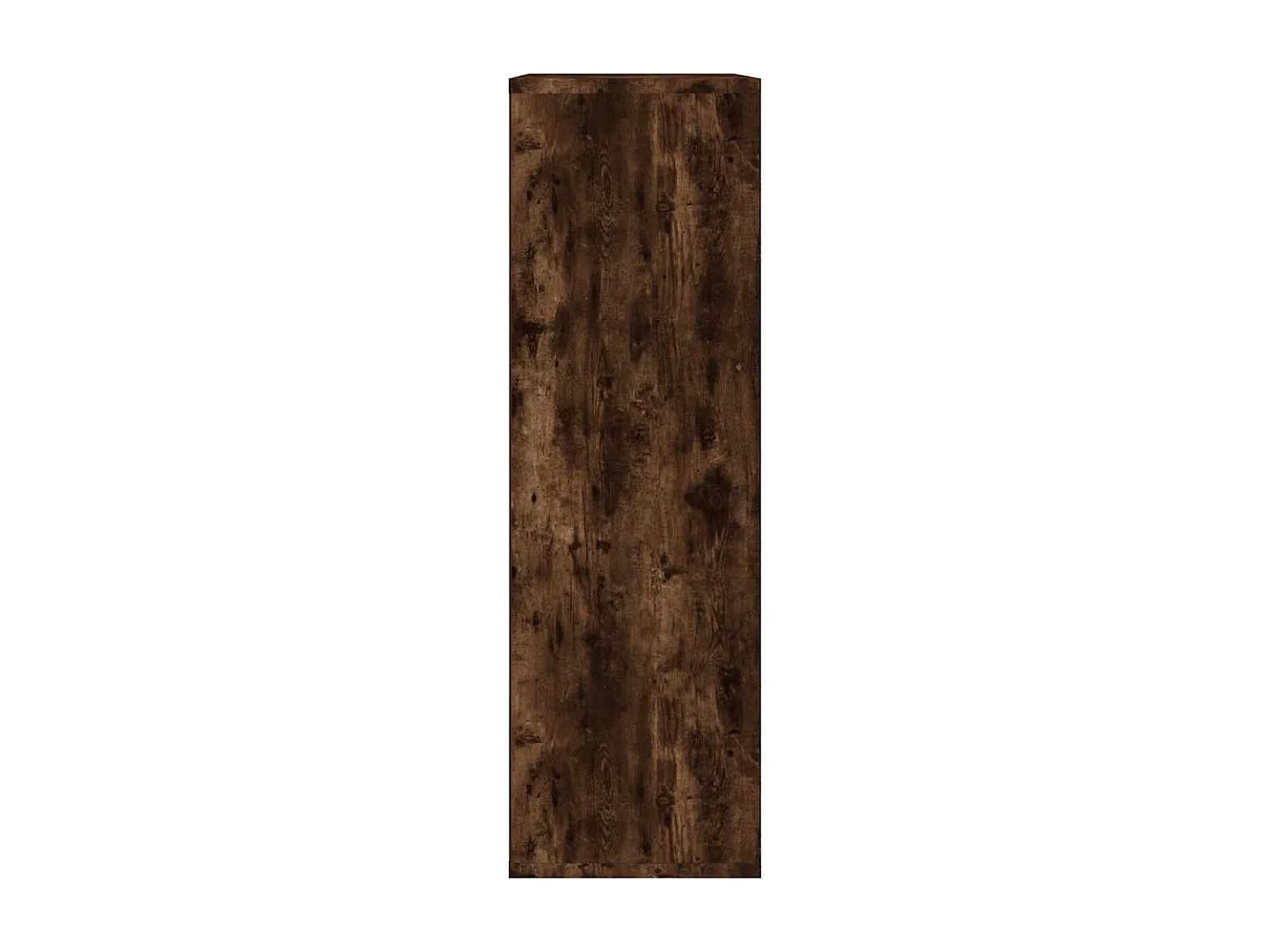 Bibliothèque/Buffet chêne fumé 50x25x80 cm bois d'ingénierie