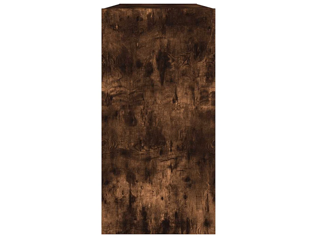 Boekenkast/dressoir 50x25x80 cm bewerkt hout gerookt eikenkleur