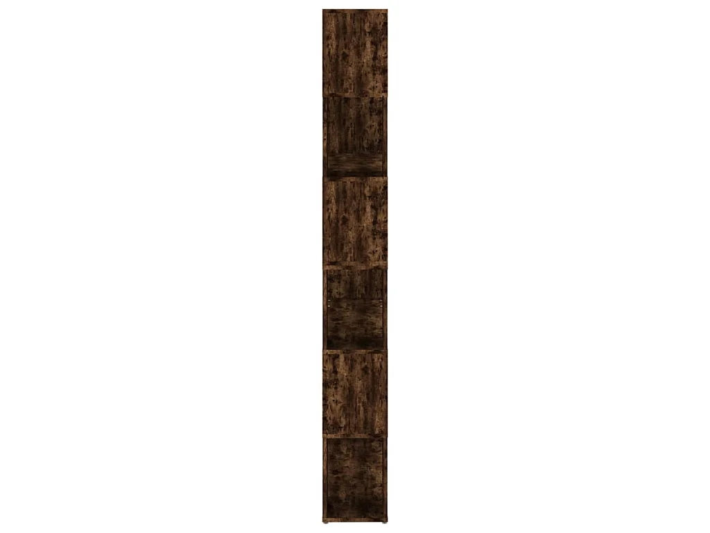 Bücherregal/Raumteiler Räuchereiche 100x24x188 cm