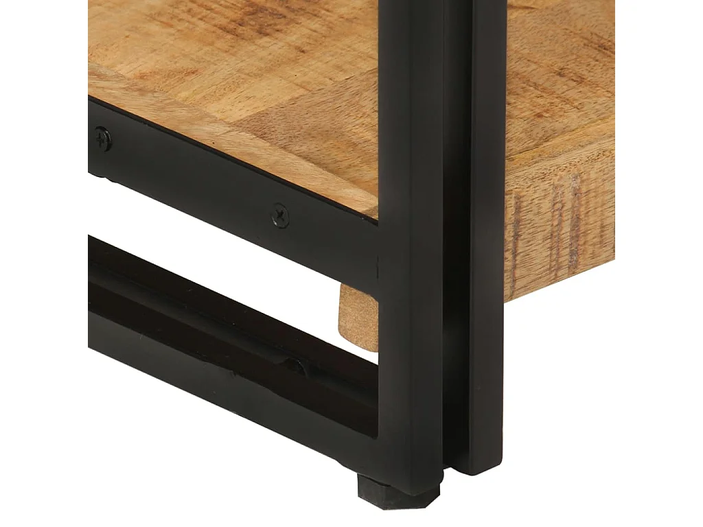 Estante c/ 3 prateleiras 77x30x80 cm mangueira maciça/ferro