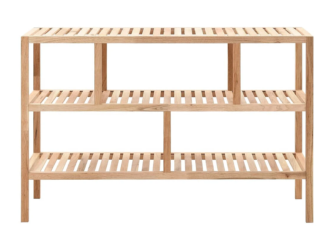 Badkamerrek 100x40x65 cm massief walnotenhout