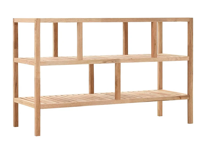 Étagère de salle de bain Bois de noyer massif 100x40x65 cm