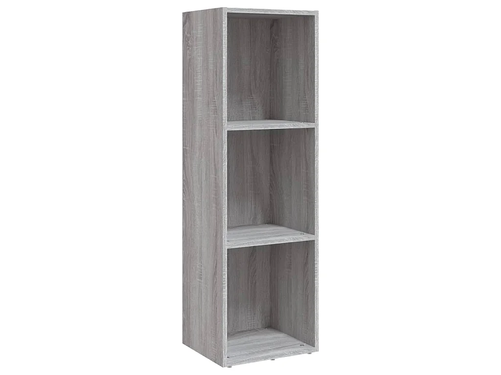 Bibliothèque/Meuble TV sonoma gris 36x30x114 cm bois ingénierie
