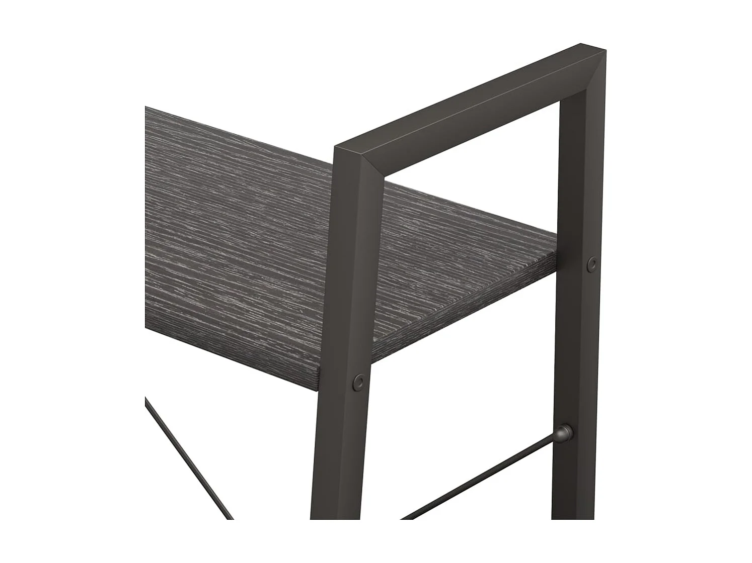 Étagère sur pied 3 niveaux Noir 56x35x108 cm