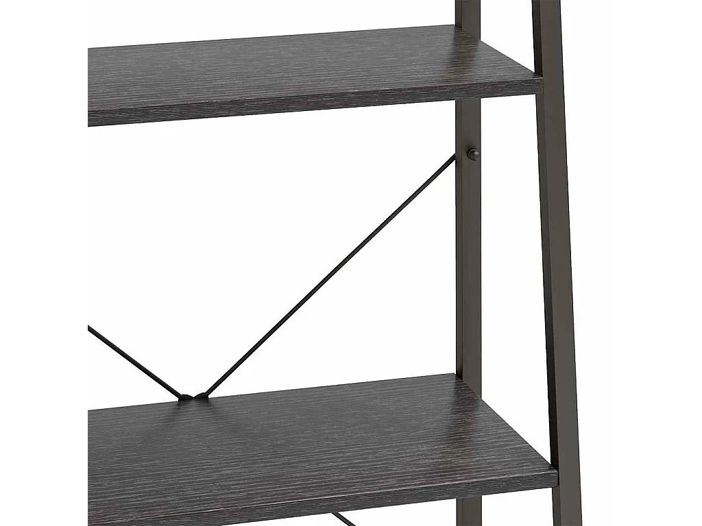Étagère sur pied 3 niveaux Noir 56x35x108 cm