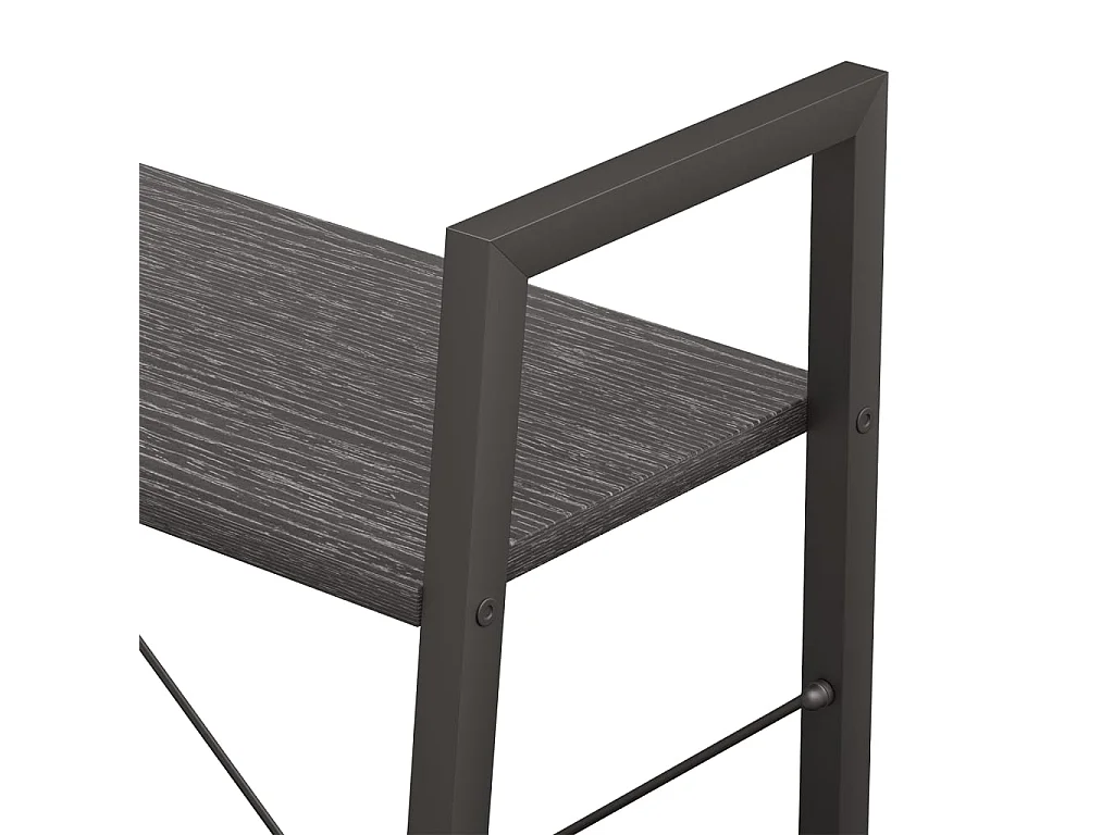 Étagère sur pied 3 niveaux Noir 56x35x108 cm
