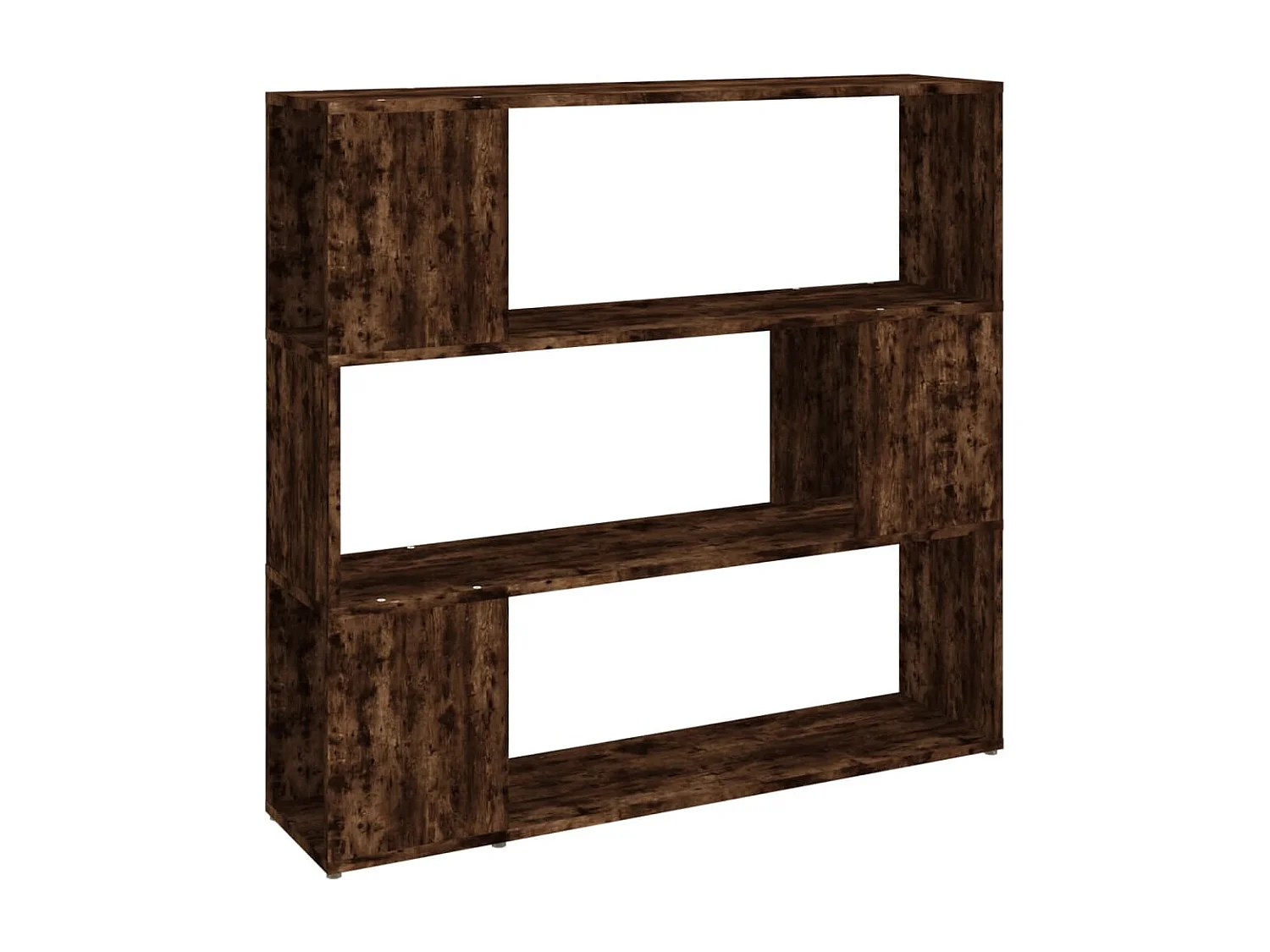 Boekenkast/kamerscherm 100x24x94 cm gerookt eikenkleurig