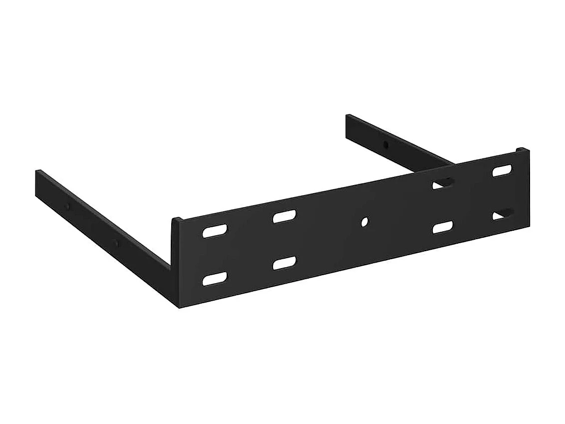 Eck-Schweberegal Eichen-Optik 35x35x3,8 cm MDF