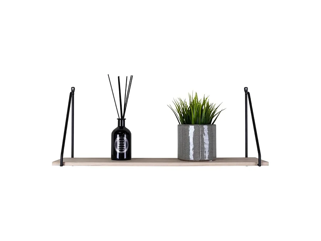 Étagère Emma Noir et naturel