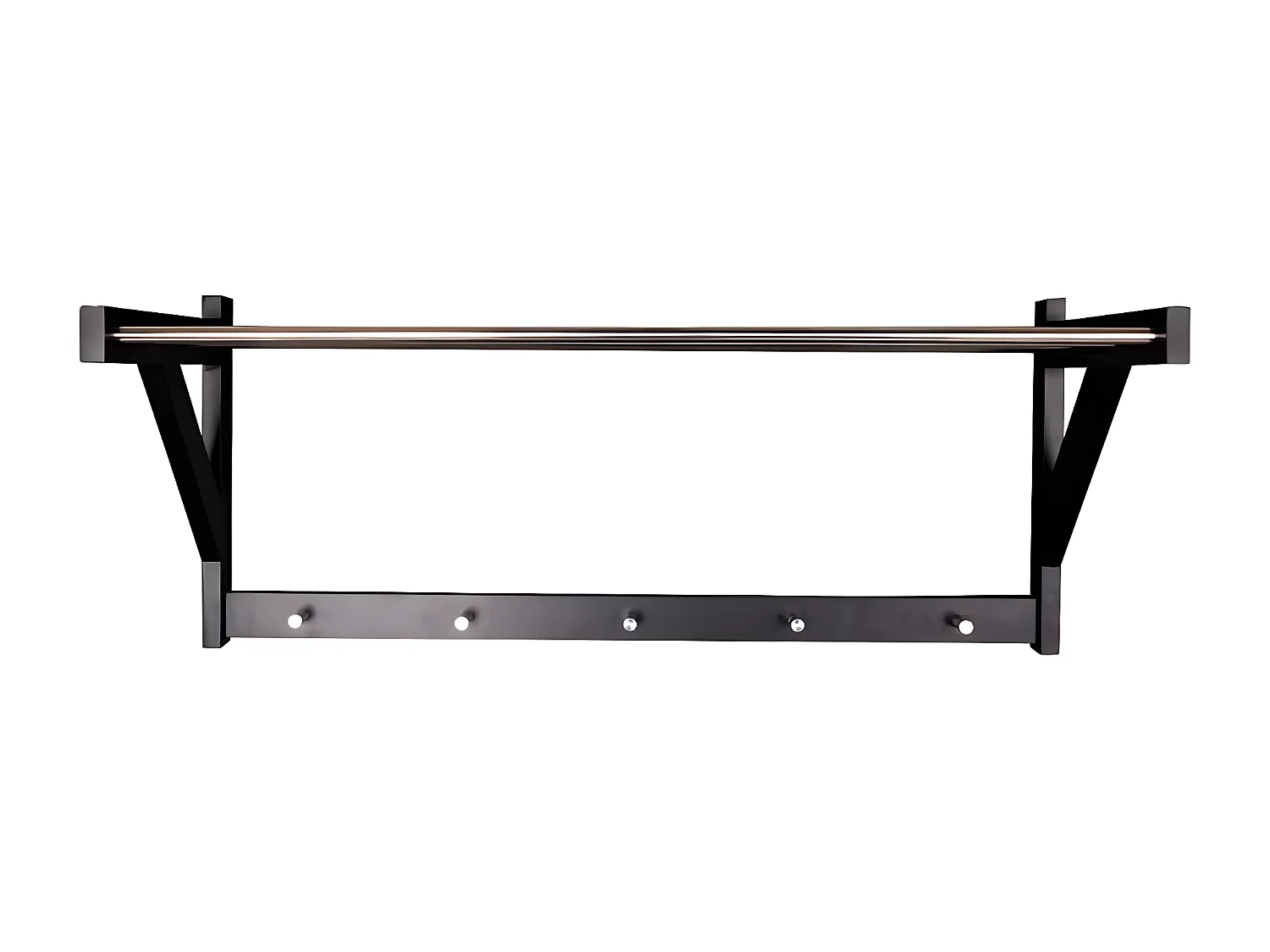 Étagère à chapeaux Kaia Métal Noir