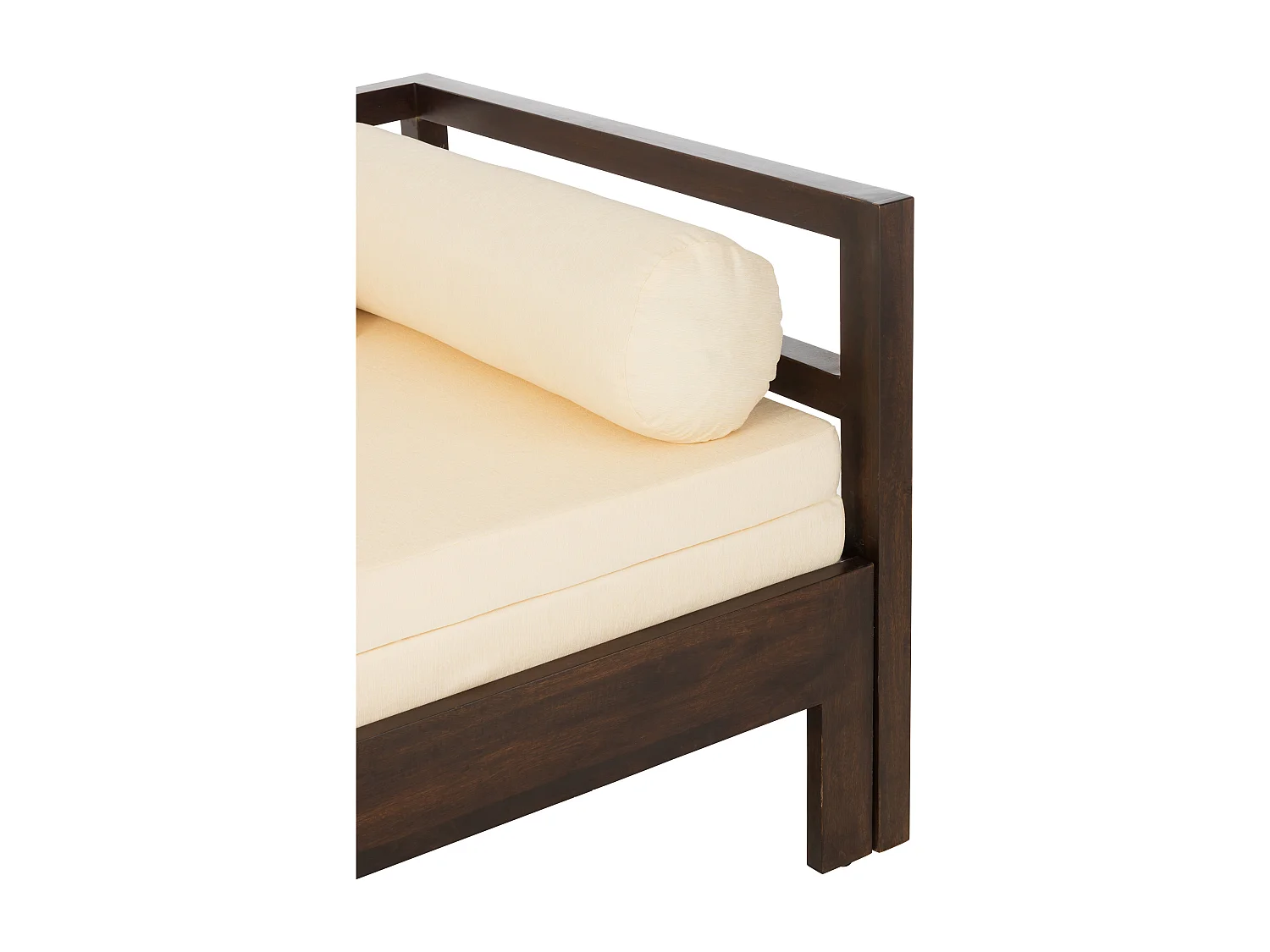 Canapé Banquette en Bois "Gavya" 163cm Brun Foncé