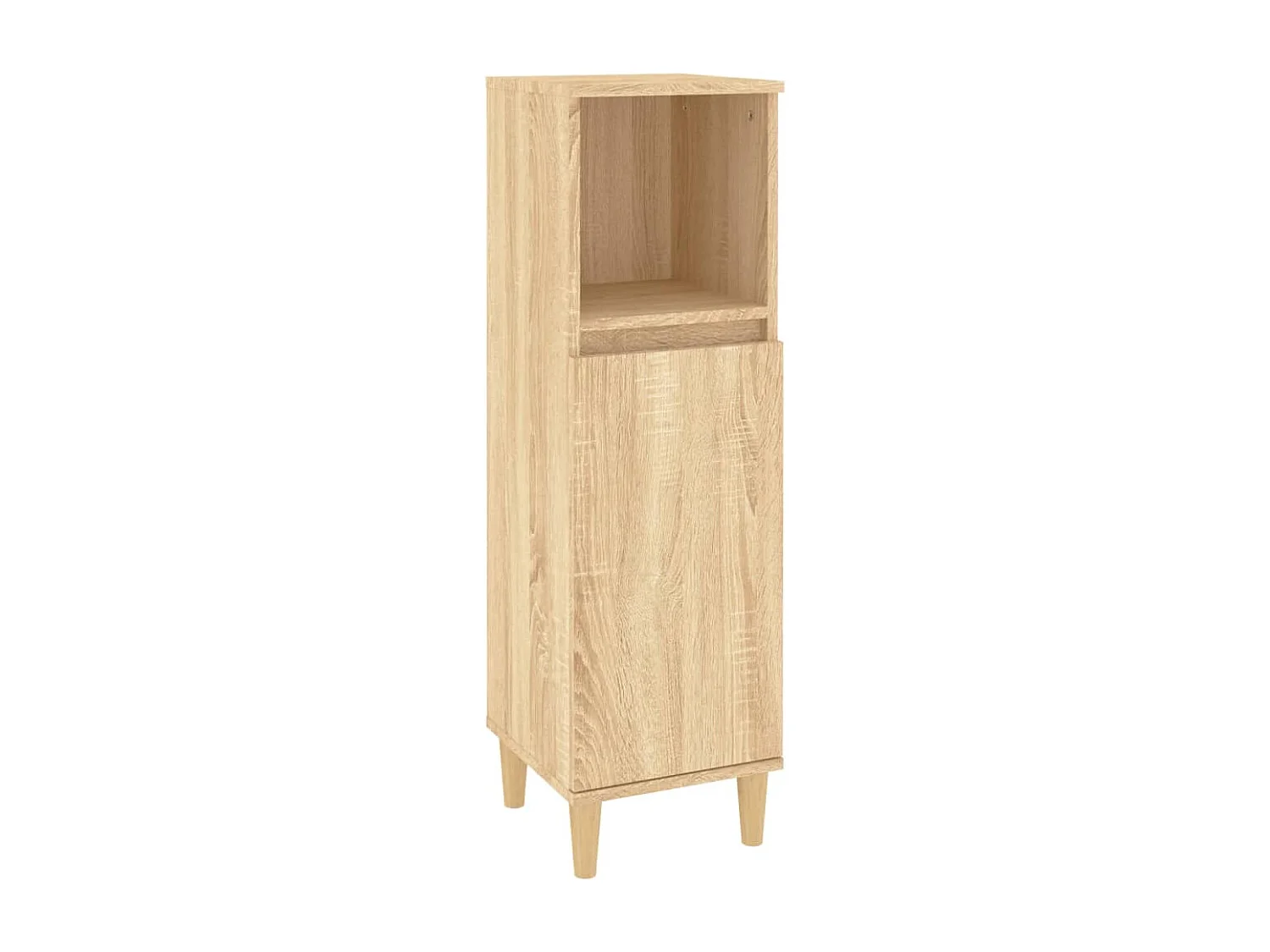 Armoire salle de bain chêne sonoma 30x30x100 cm