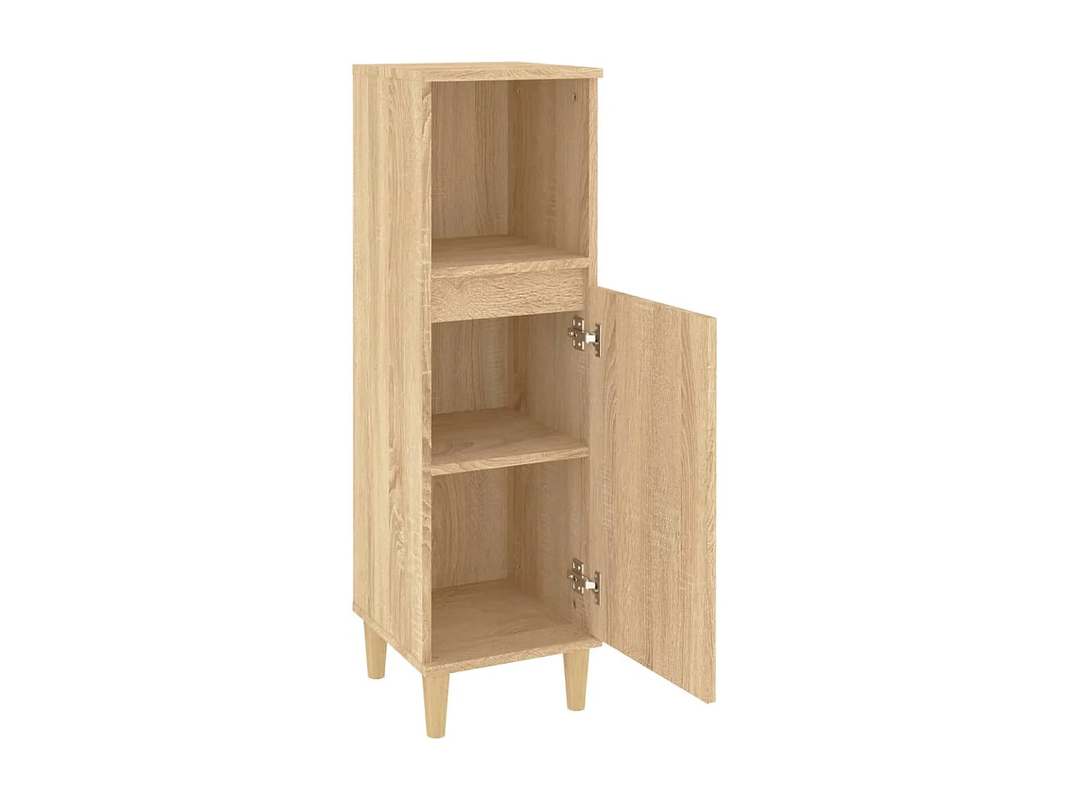 Armoire salle de bain chêne sonoma 30x30x100 cm