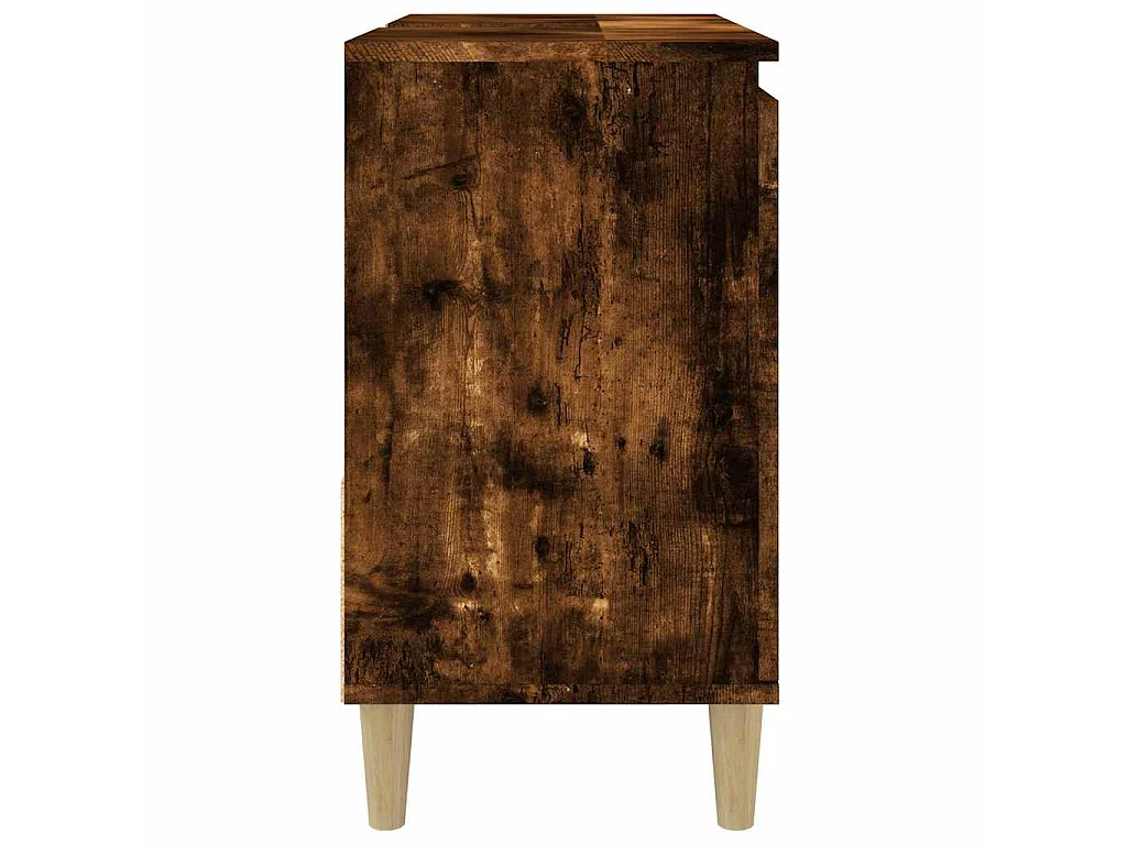 Badschrank Räuchereiche 65x33x60 cm Holzwerkstoff