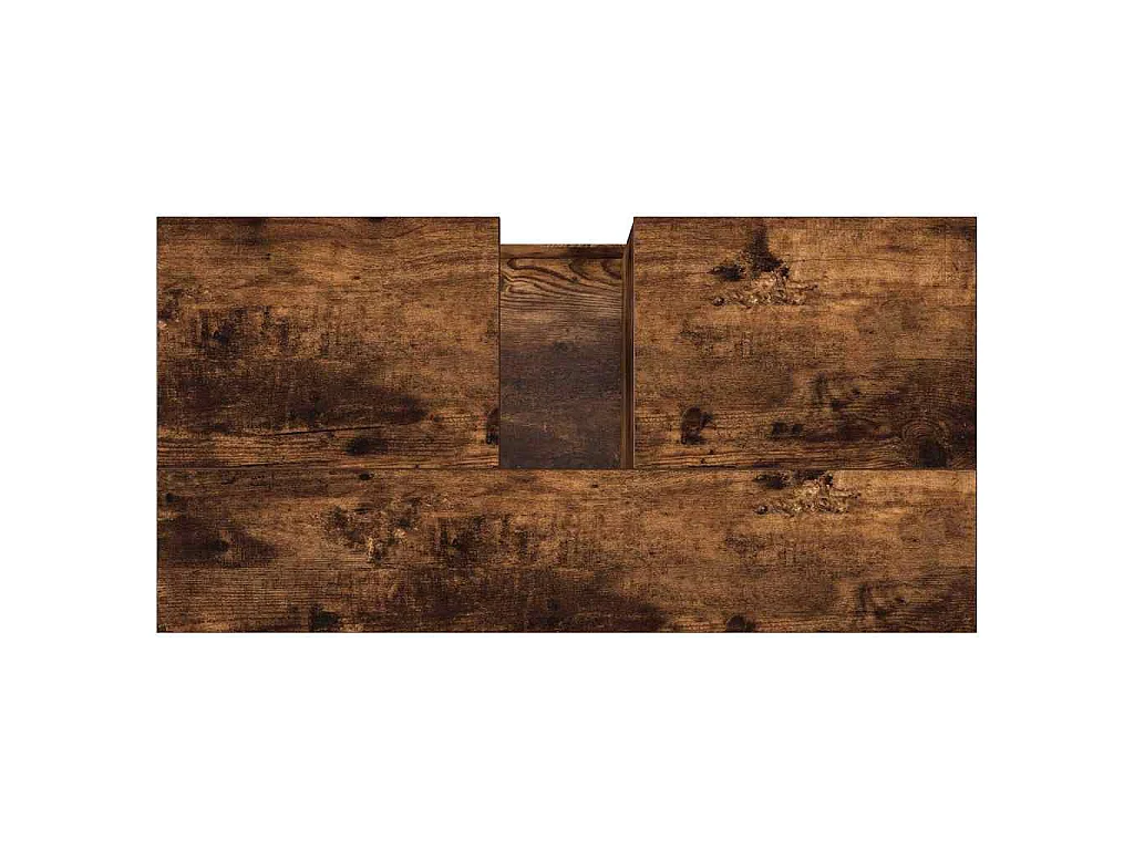 Badschrank Räuchereiche 65x33x60 cm Holzwerkstoff