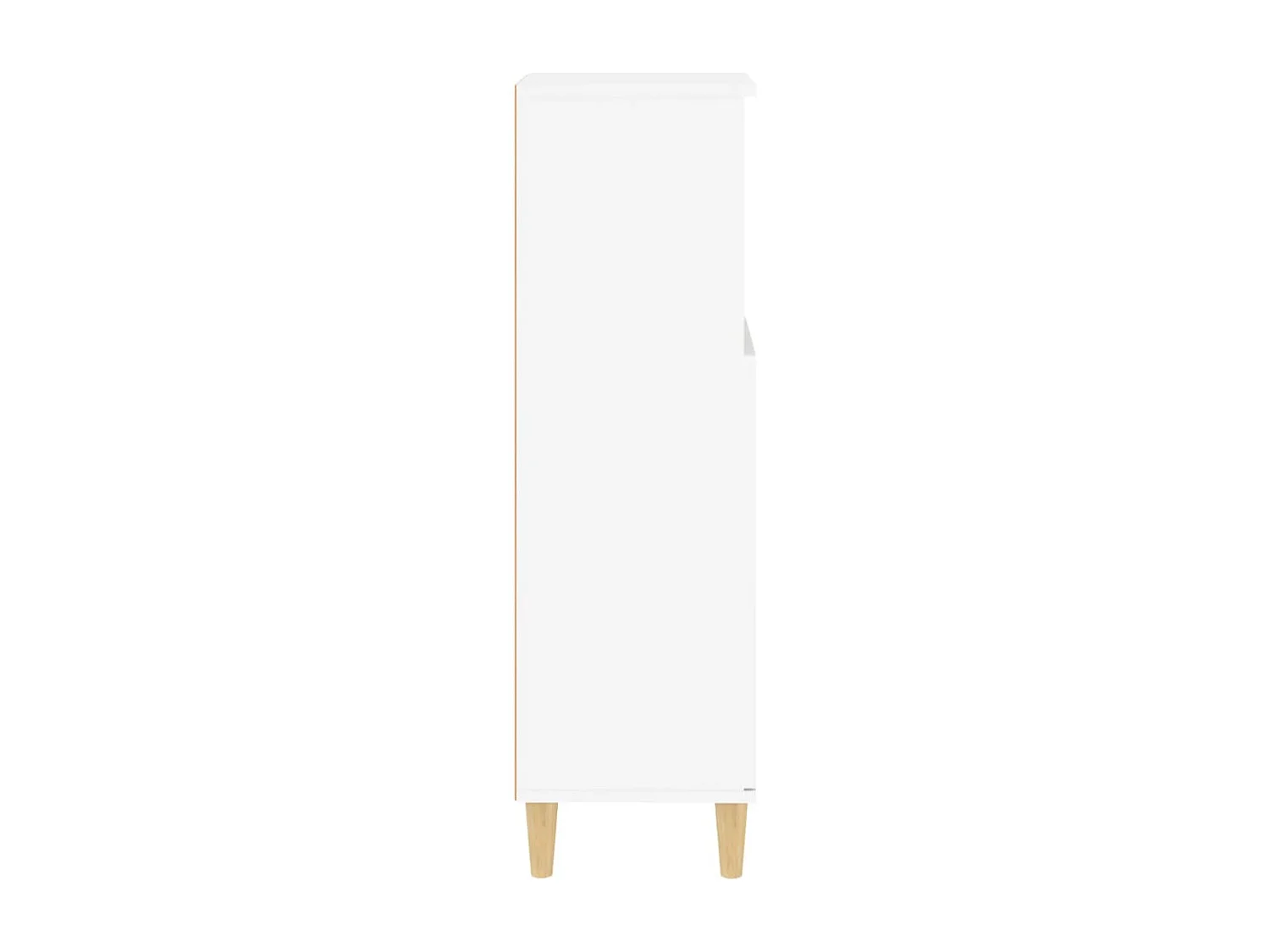 Armoire de salle de bain blanc 30x30x100 cm bois d'ingénierie