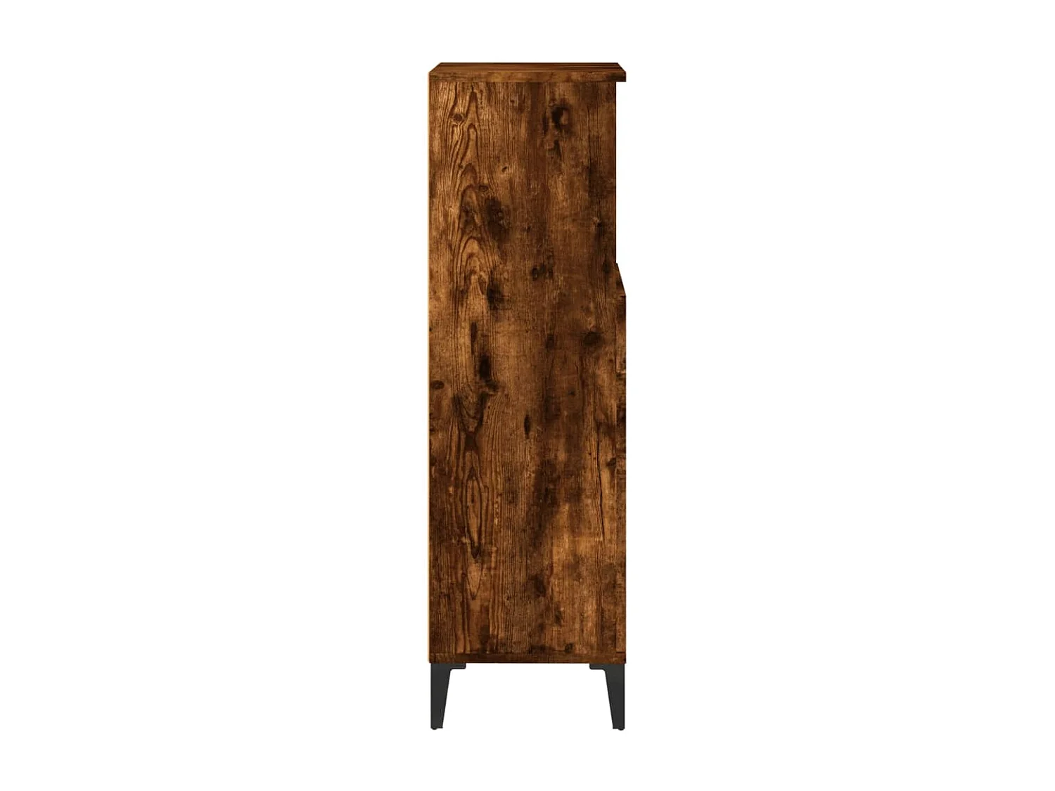 Armoire de bain chêne fumé 30x30x100 cm bois d'ingénierie