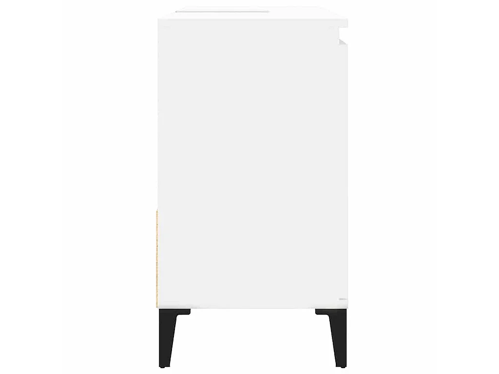 Armoire de salle de bain blanc 65x33x60 cm bois d'ingénierie