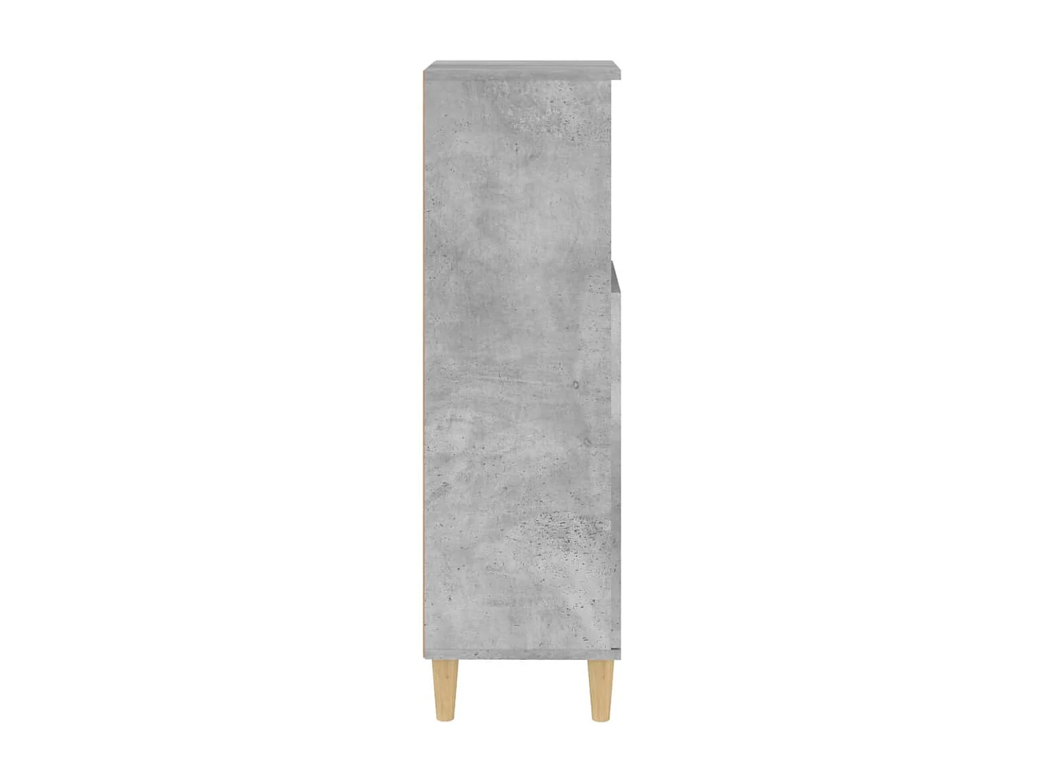 Armoire de salle de bain gris béton 30x30x100 cm