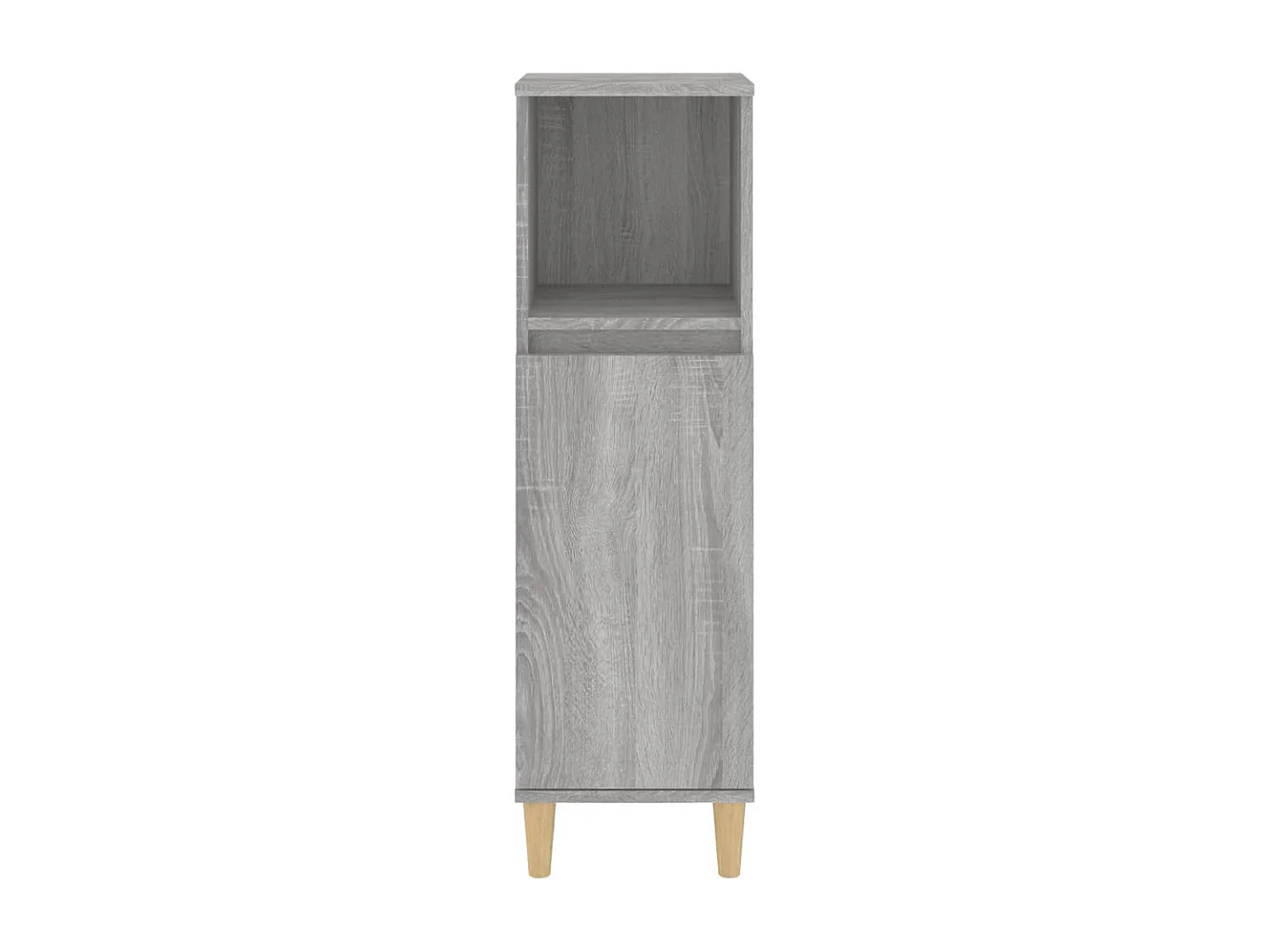 Armoire salle de bain sonoma gris 30x30x100 cm