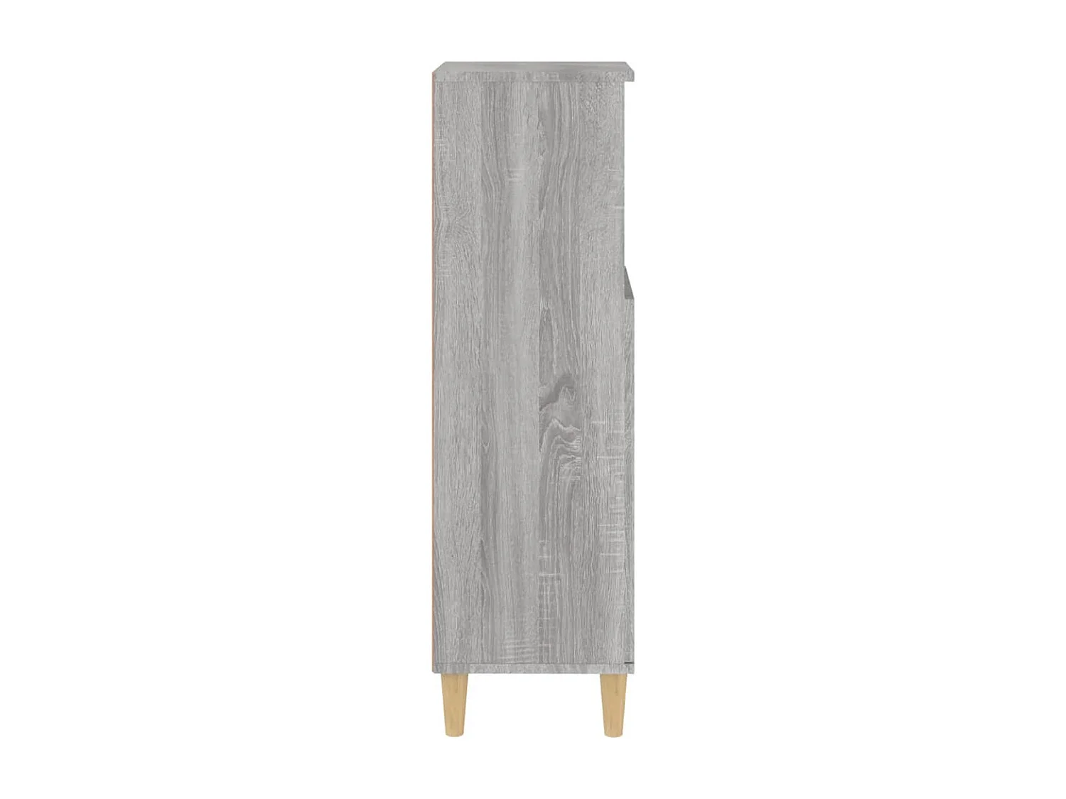 Armoire salle de bain sonoma gris 30x30x100 cm