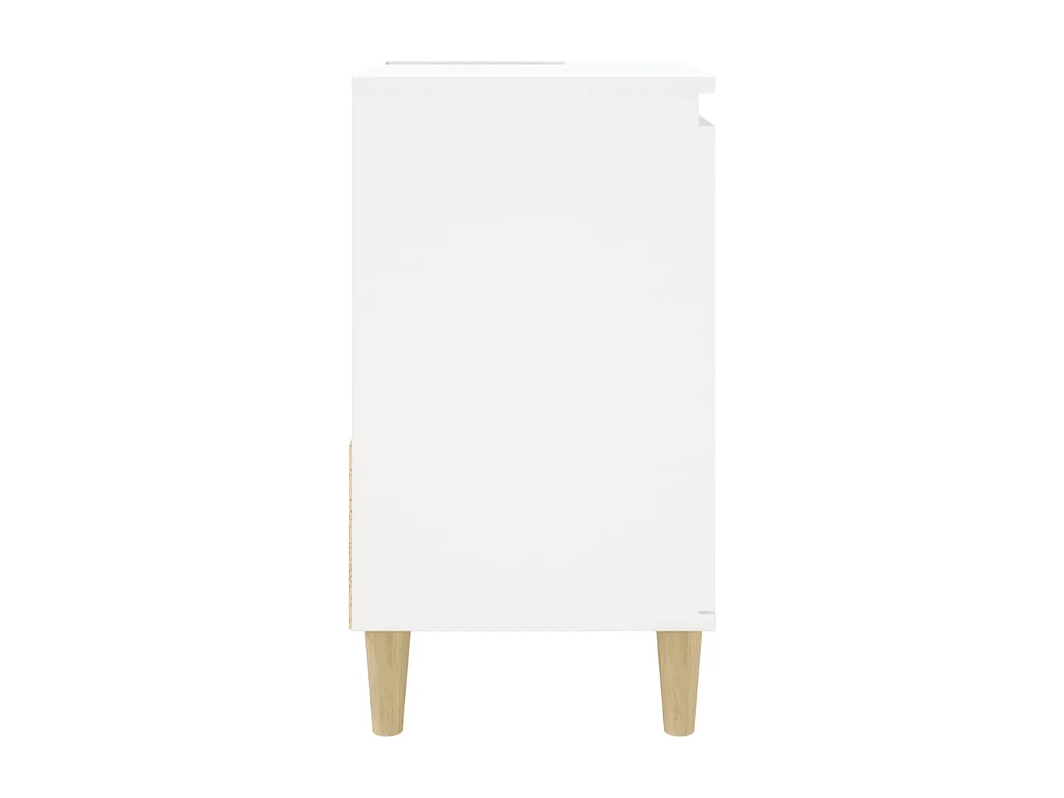 Armoire de salle de bain blanc 65x33x60 cm bois d'ingénierie