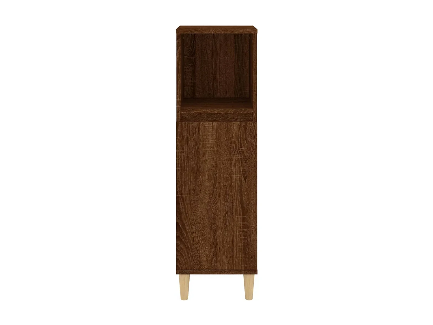 Armoire de bain chêne marron 30x30x100 cm bois d'ingénierie