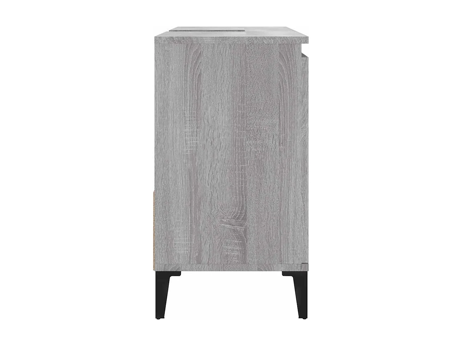 Armoire de bain sonoma gris 65x33x60 cm bois d'ingénierie