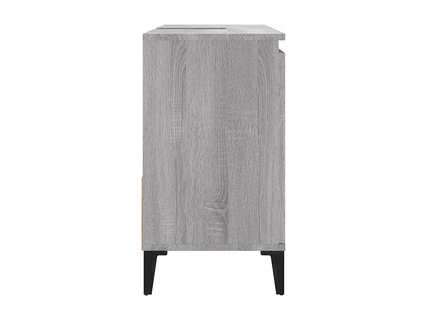 Armoire de bain sonoma gris 65x33x60 cm bois d'ingénierie