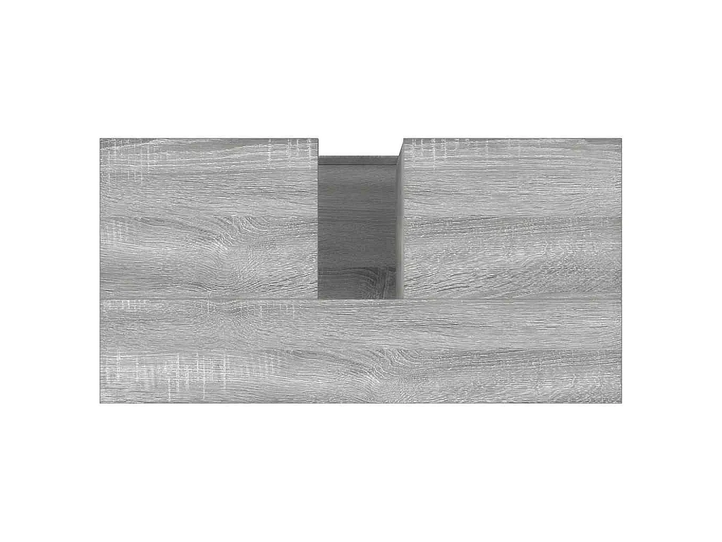 Armadietto Bagno Grigio Sonoma 65x33x60 cm in Legno Multistrato