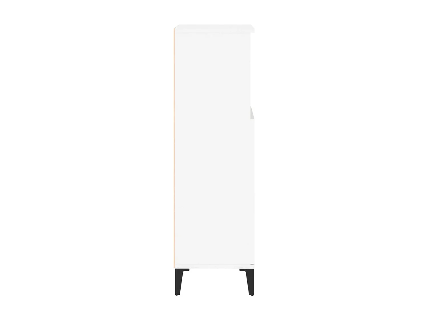 Armario de baño madera contrachapada blanco 30x30x100 cm